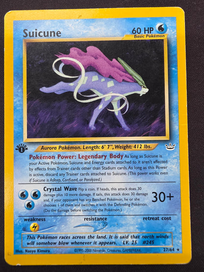 Suicune 27/64 1st Dmg