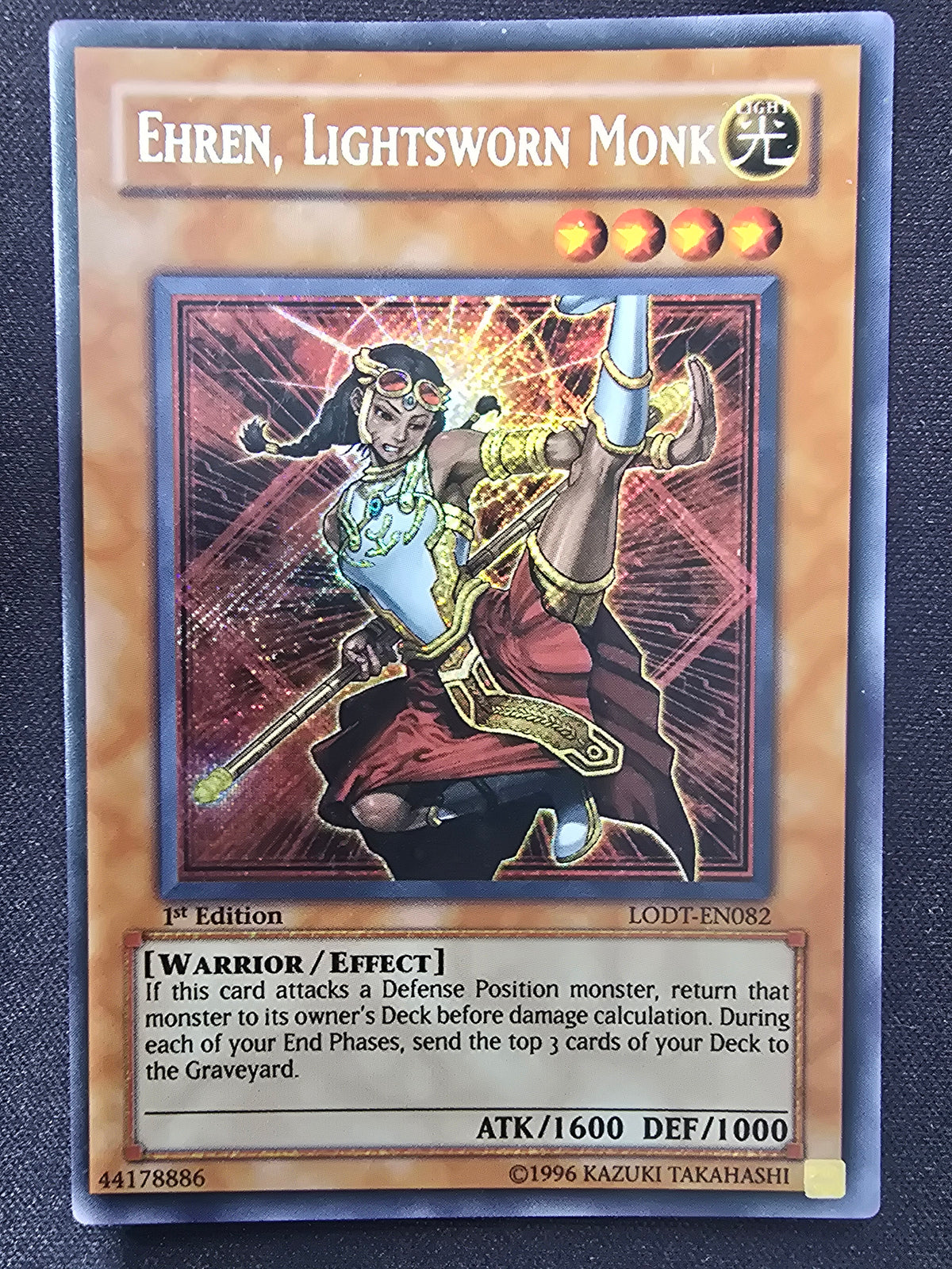 Ehren, Lightsworn Monk (LODT-EN083)