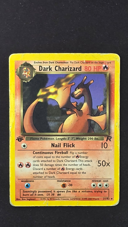 Dark Charizard (21/82, DMG)