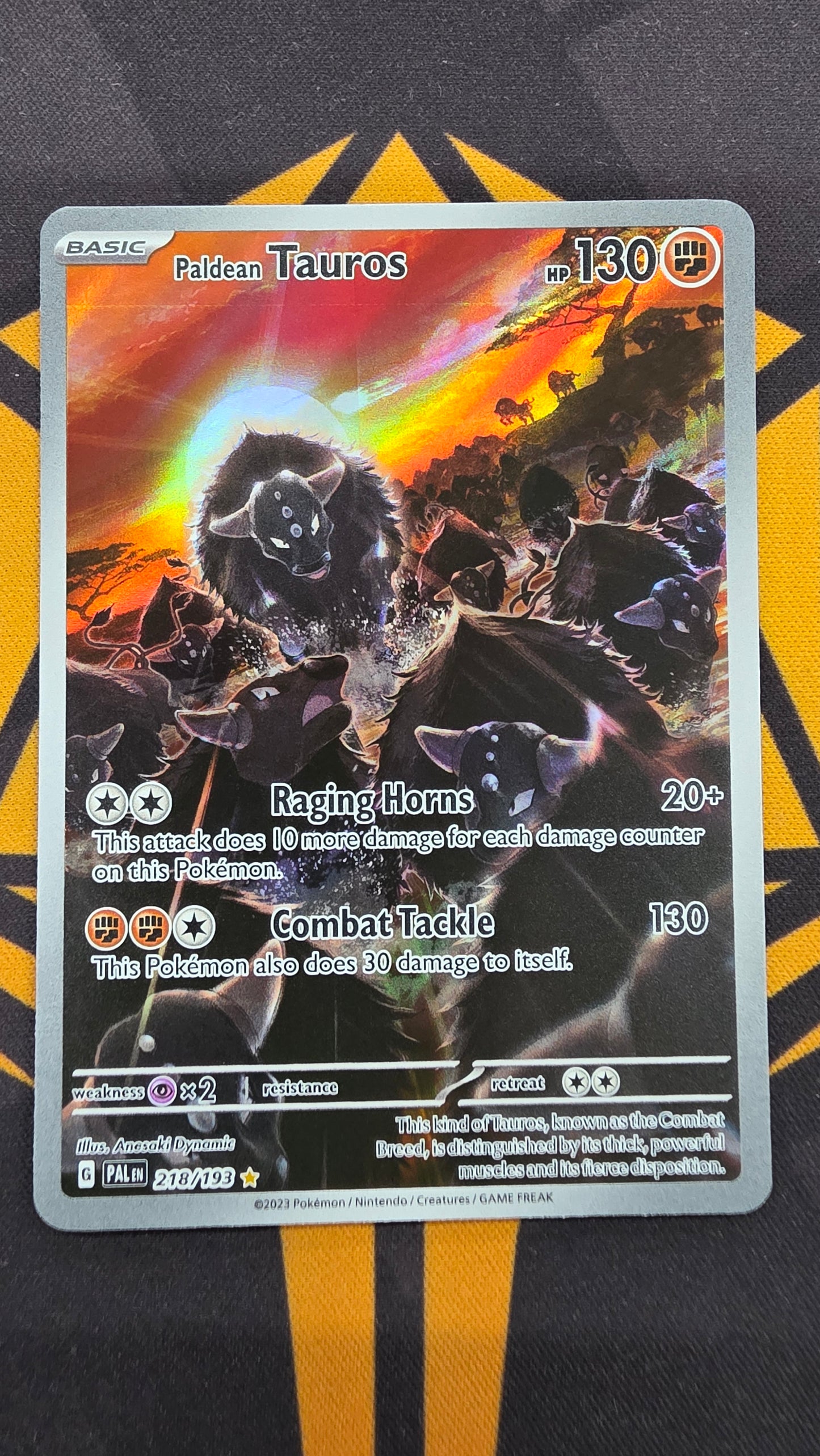 Paldean Tauros (218/193)