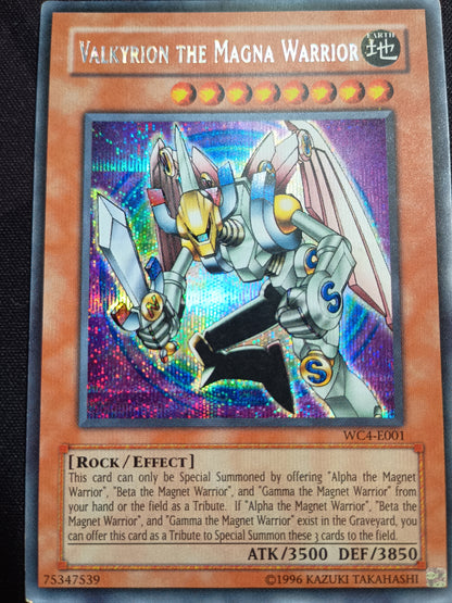 Valkyrion the Magna Warrior (World Championship 2004, GBA Promo Prismatic Secret Rare, WC4-E001)