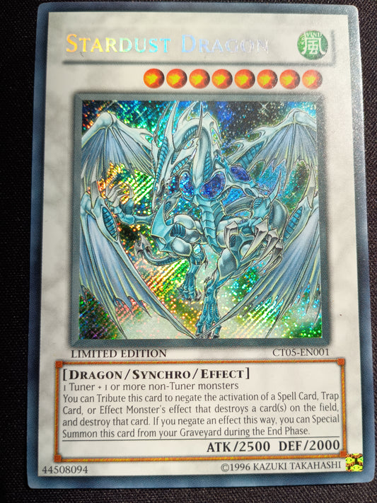 Stardust Dragon (2008 Collectors Tin, Secret Rare, CT05-EN-001)