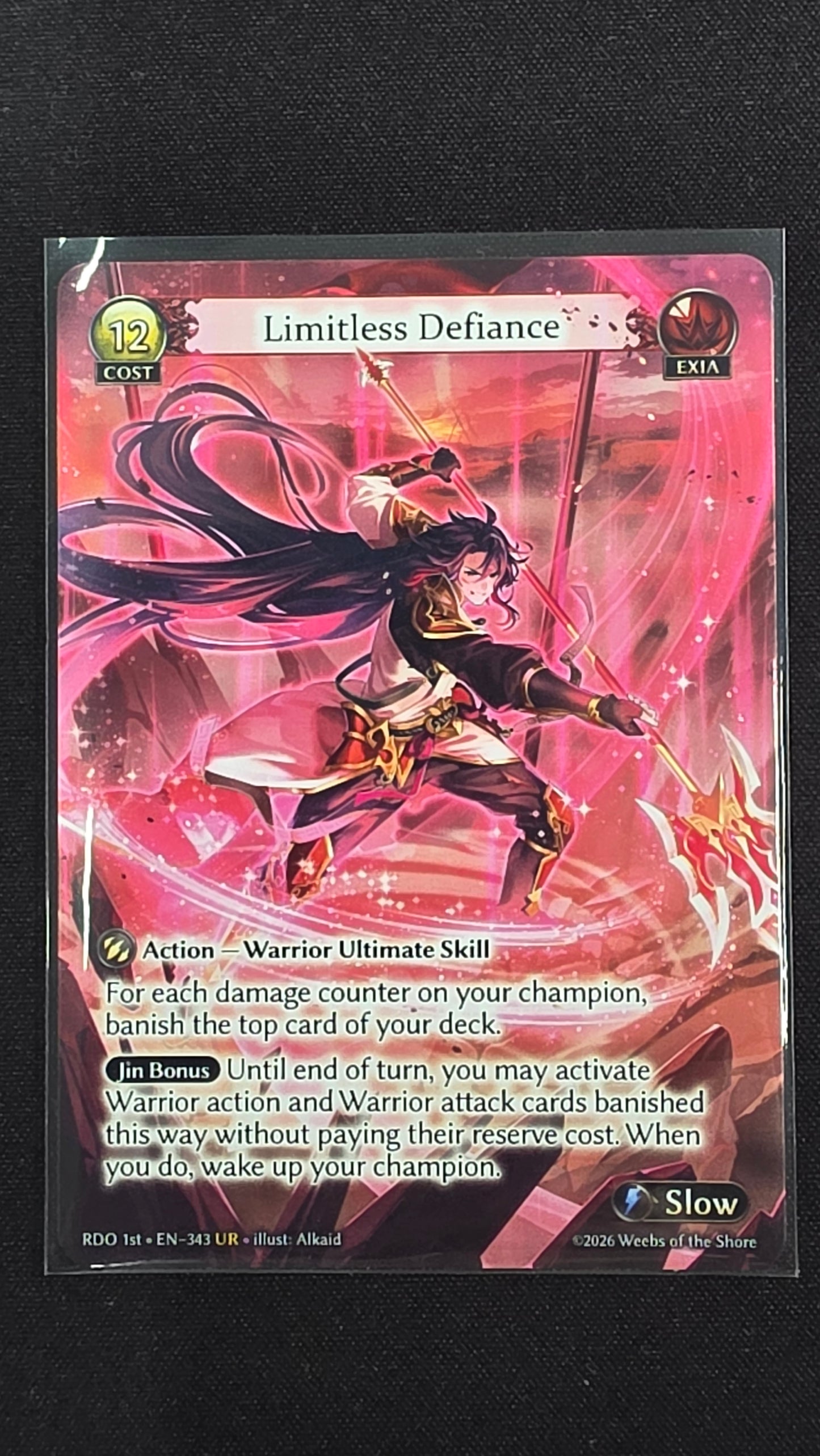 Limitless Defiance (RDO, 1st, UR)
