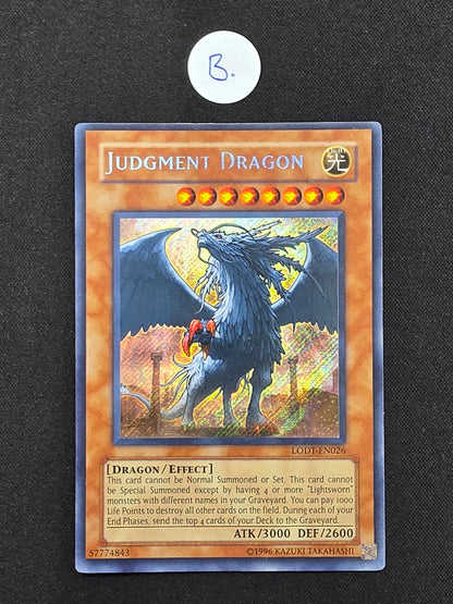 Judgement Dragon (DMG, LODT-EN026, Secret Rare)