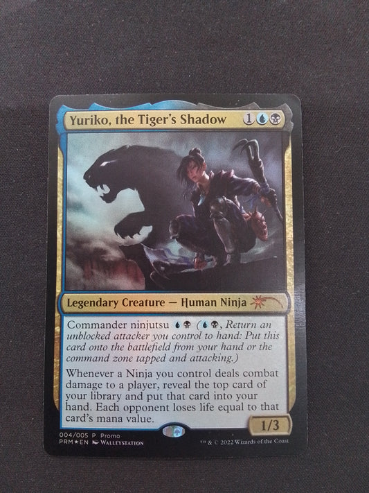 Yuriko, the Tiger's Shadow (SDL, Foil, Damaged)