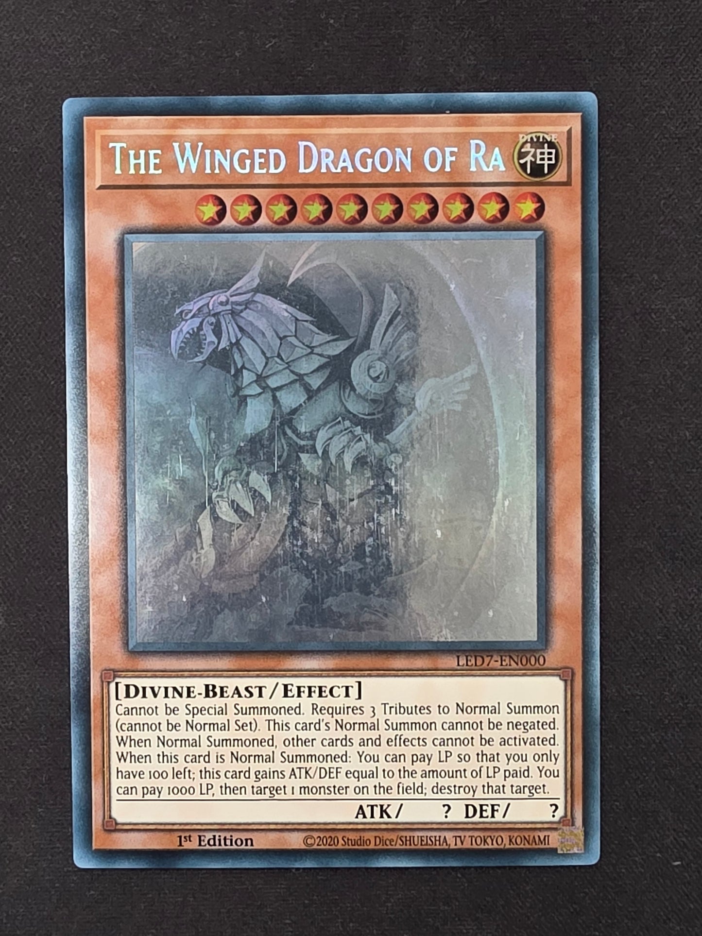The Winged Dragon of Ra (LED7-EN000)