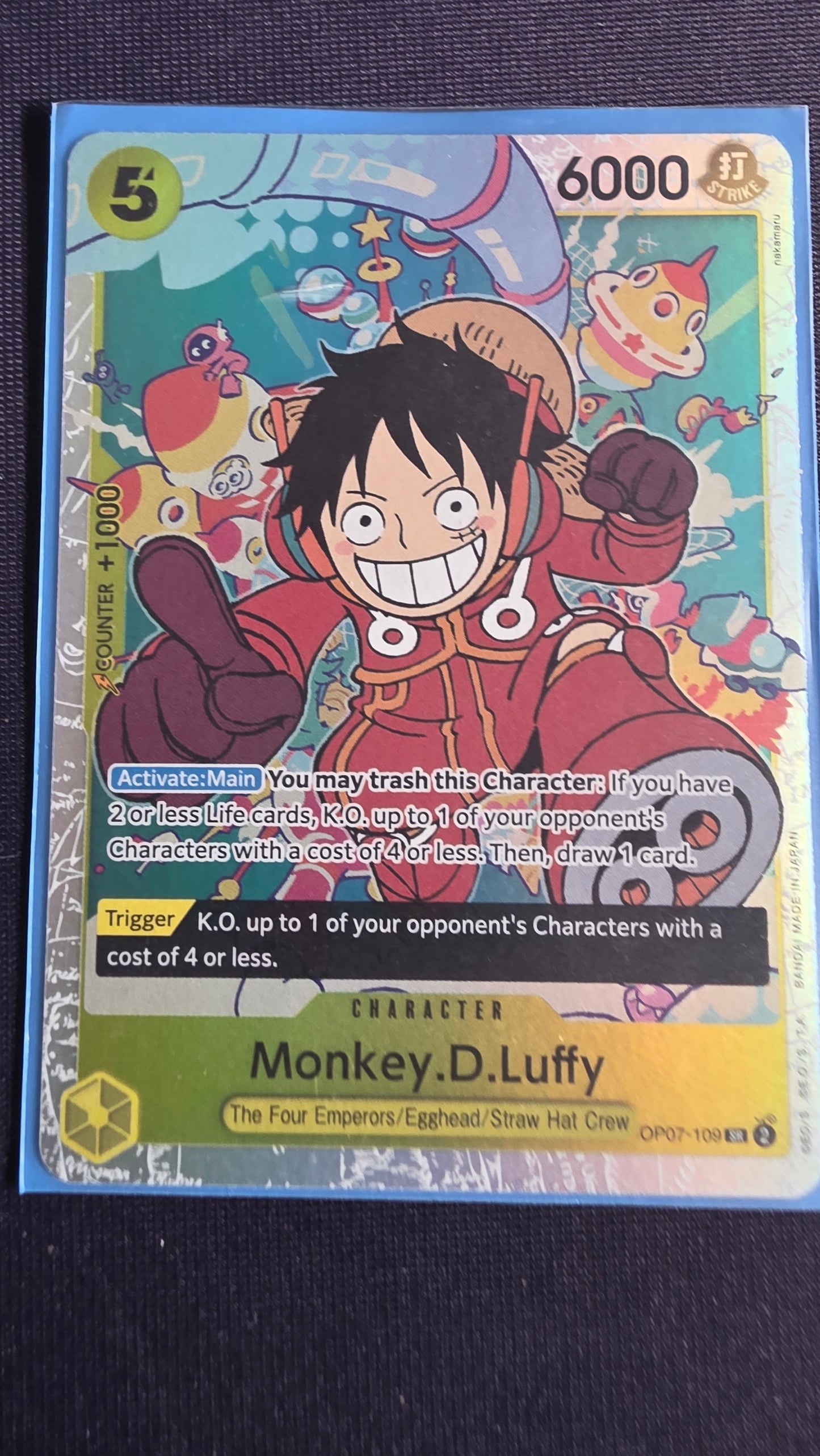 Monkey.D.Luffy OP07-109 (error print)