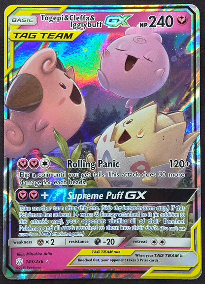 Togepi & Cleffa & Igglybuff GX (143/236, DMG)