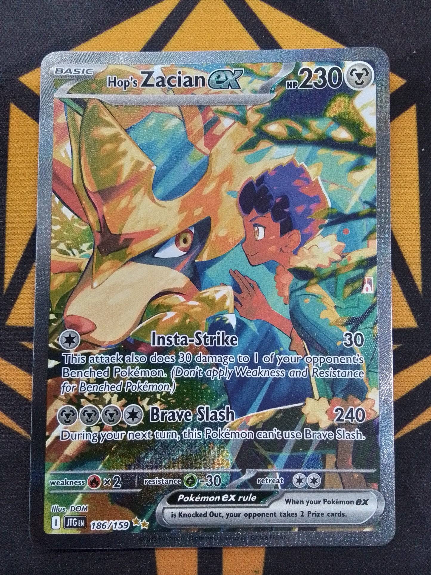 Hop's Zacian EX - 186/159