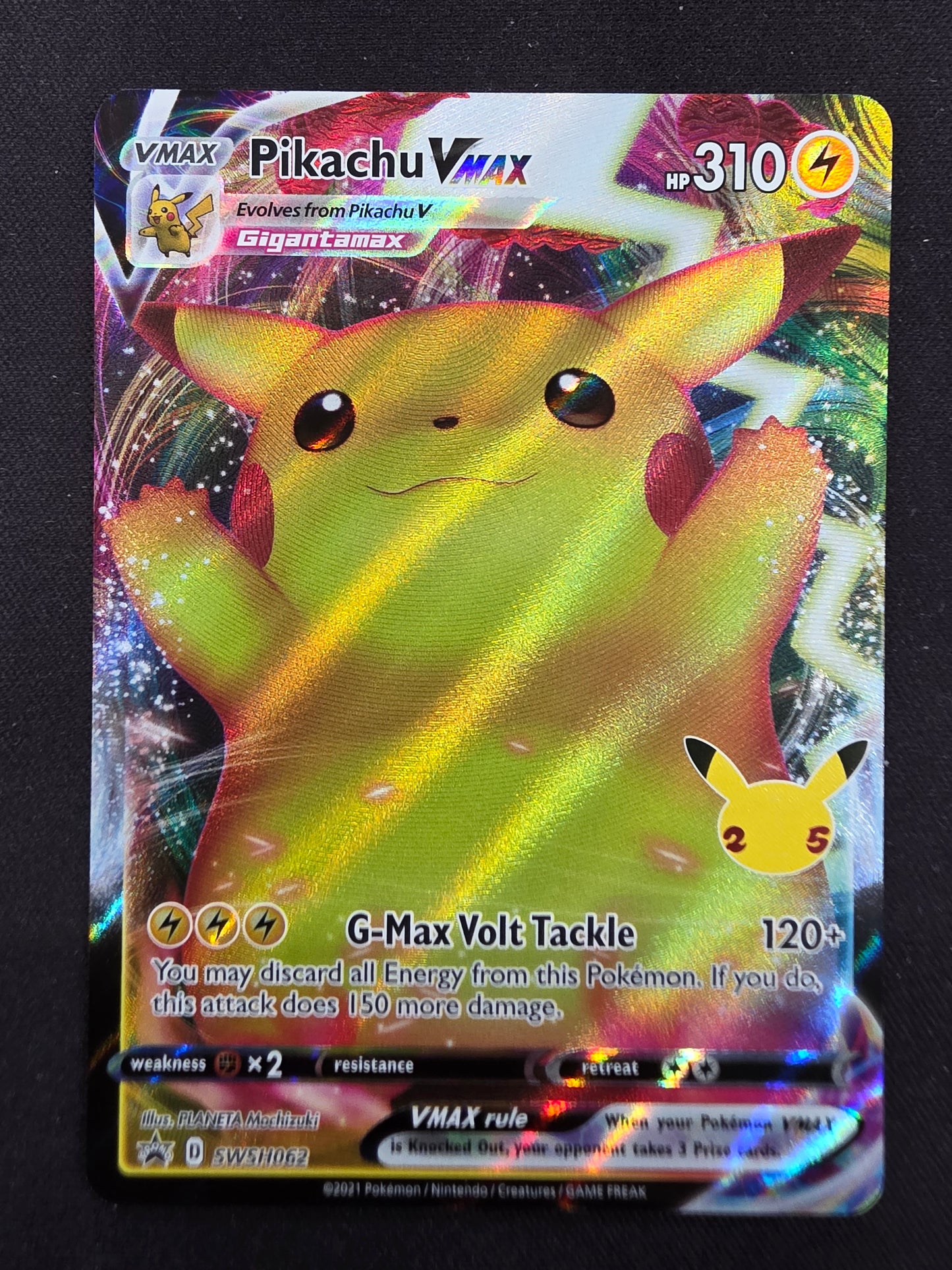 Pikachu Vmax swsh062