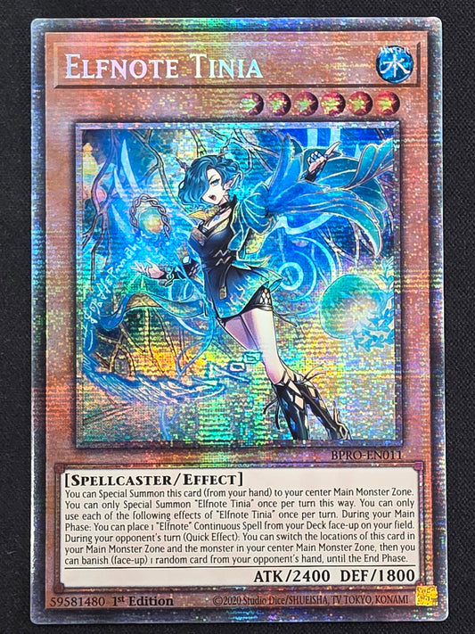 Elfnote Tinia (BPRO-EN011, Starlight Rare, 1st Edition)