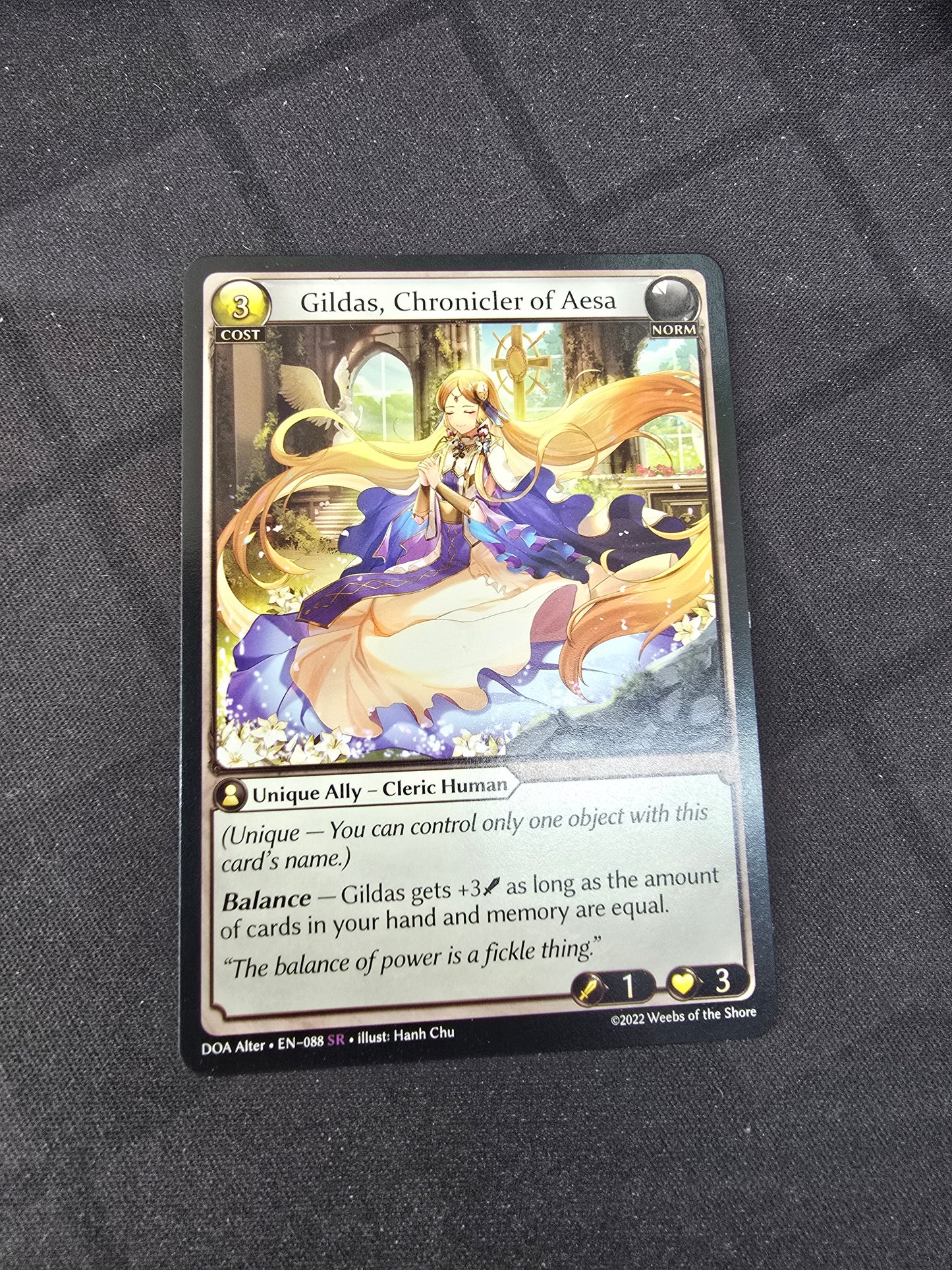 Gildas, Chronicler of Aesa (DOA non-foil Alter SR)