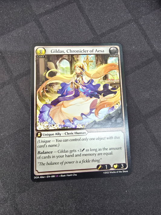 Gildas, Chronicler of Aesa (DOA non-foil Alter SR)
