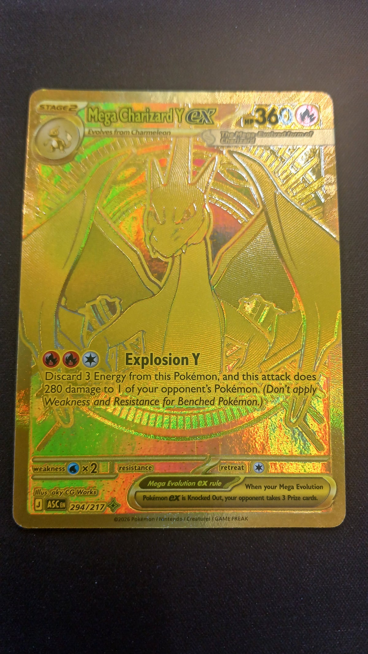 Mega Charizard Y EX (294/217)