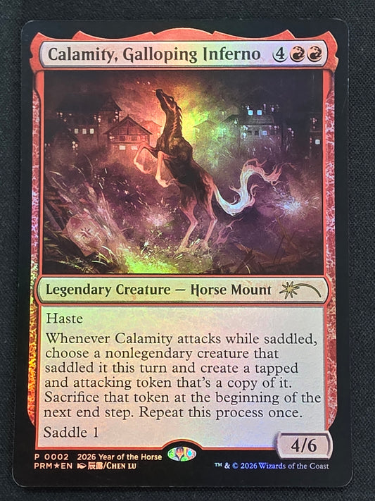 Calamity, Galloping Inferno (2026 Year of the Horse Foil Promo)