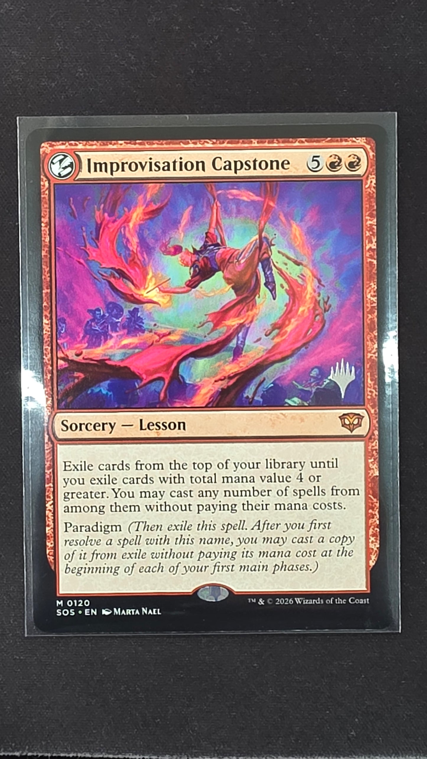 Improvisation Capstone (SOS, Promo Stamped)