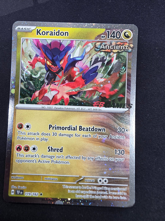 Koraidon (119/162, EB Games Stamp)