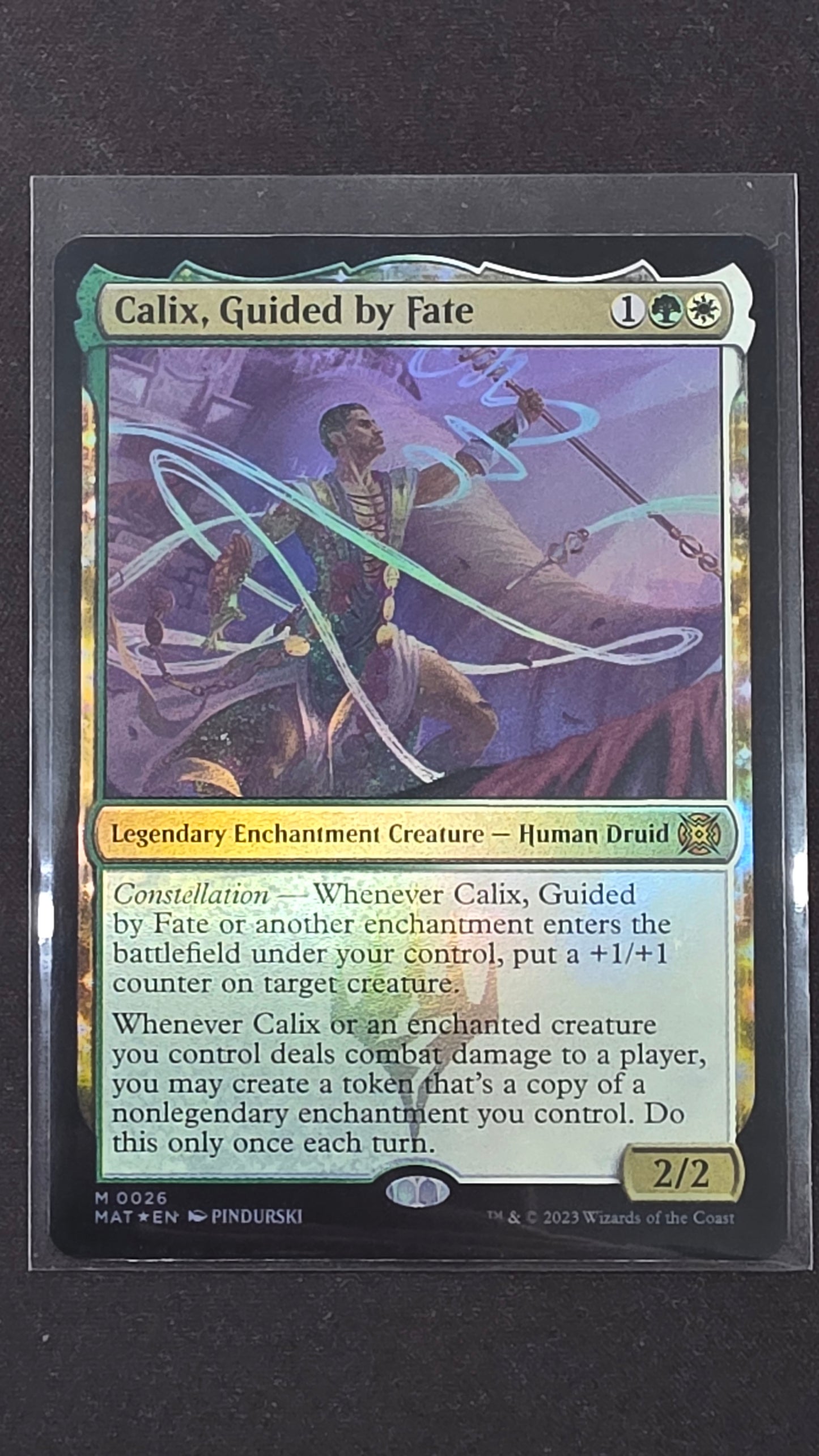 Calix, guided by Fate (MAT, Foil)