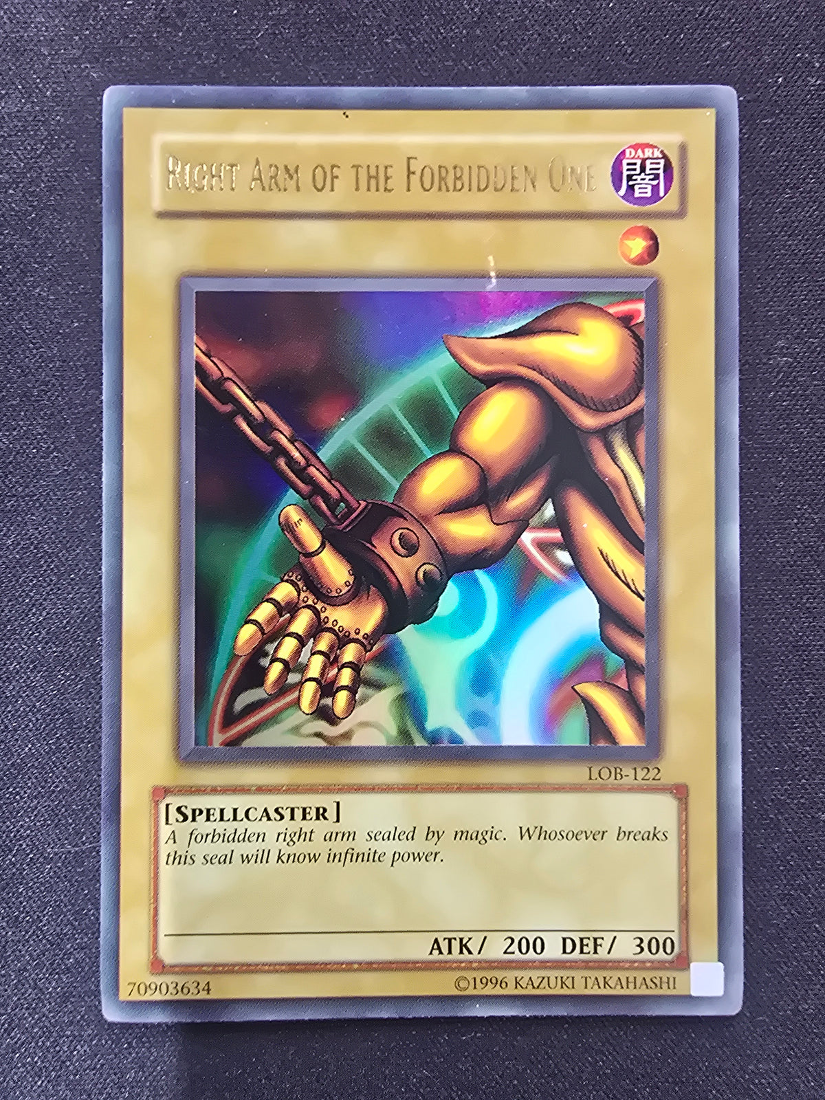 Right Arm of the Forbidden One (LOB-122)