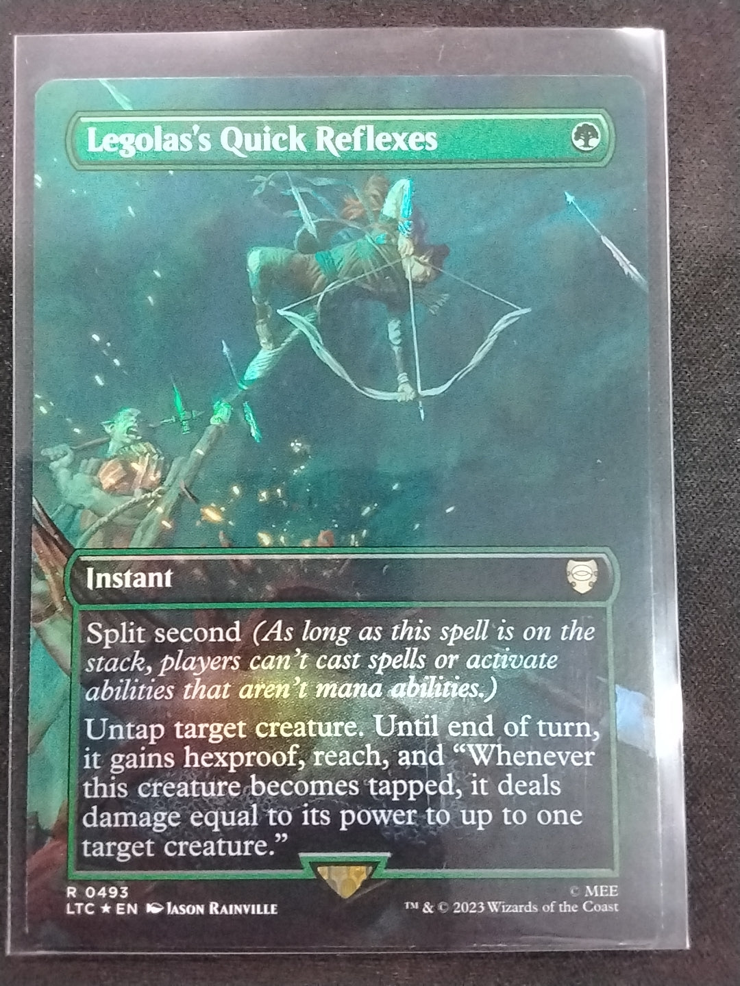 Legolas's Quick Reflexes (LTC, Borderless Foil) – Valkyrie Games NZ