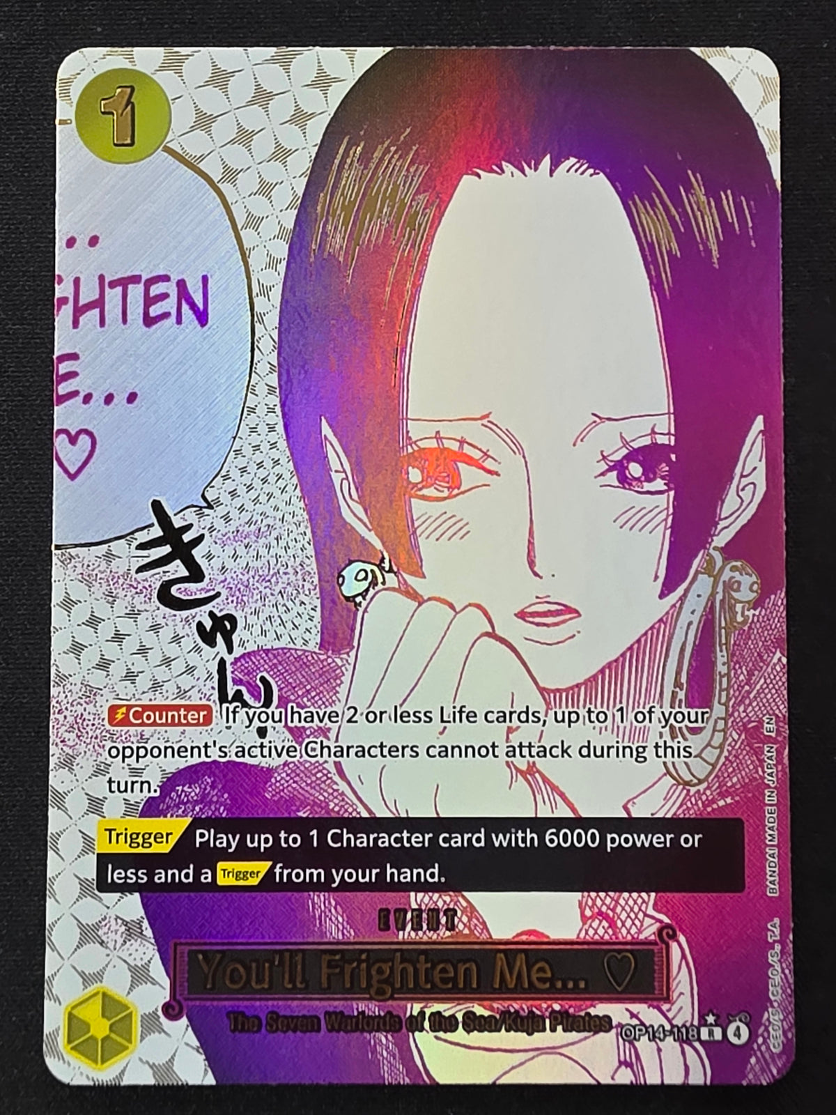 You'll Frighten Me...♡ (OP14-118, ALT)