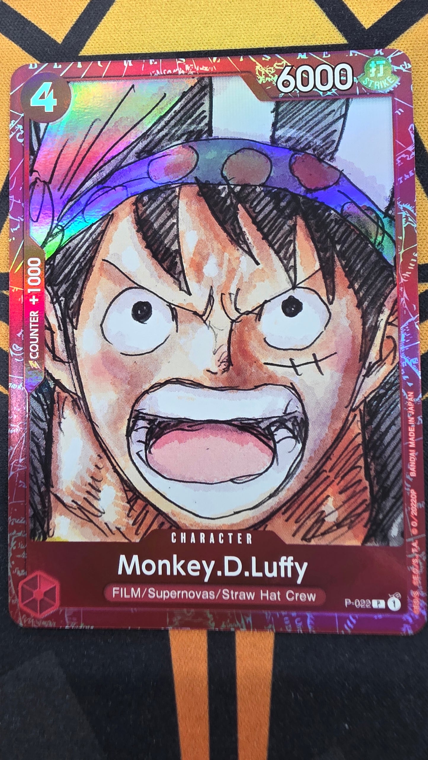 Monkey.D.Luffy P-022