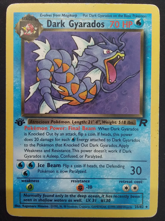 Dark Gyarados 1st Edition