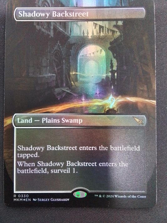 Shadowy Backstreet (Foil, Full Art)