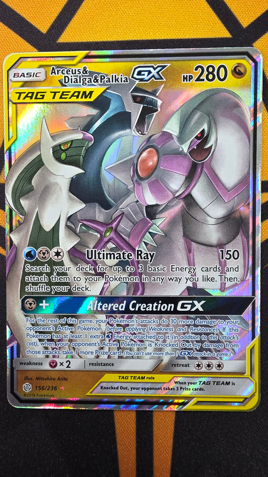 Arceus & Dialga & Palkia GX 156/236