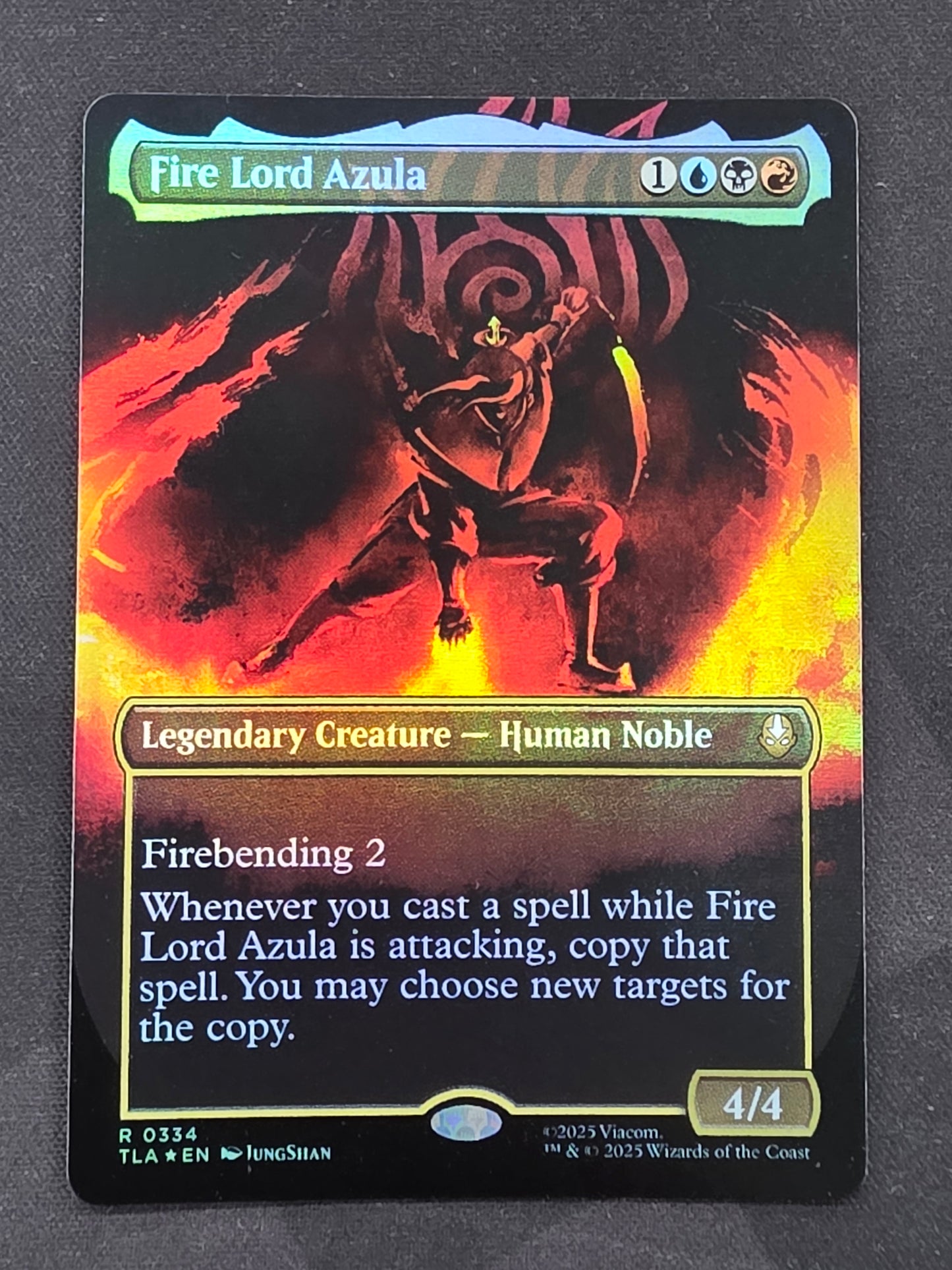 Fire Lord Azaula (TLA, Boarderless, Foil)