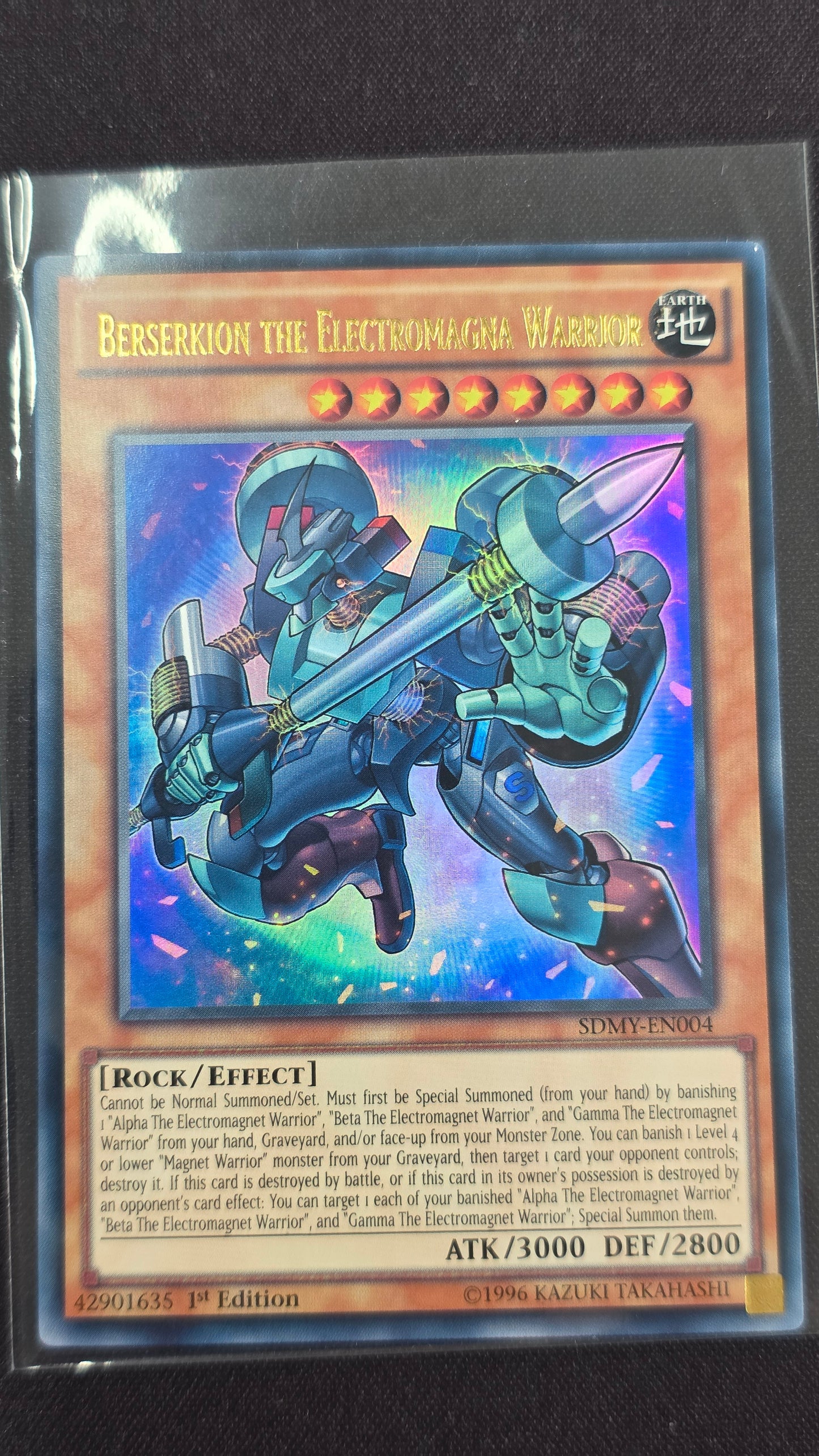 Berserkion the Electromagna Warrior (SDMY-EN004, 1st Edition, UR)
