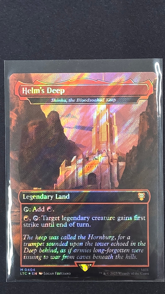 Helm's Deep (Shinka, the Bloodsoaked Keep, LTC, Surge Foil Boarderless)