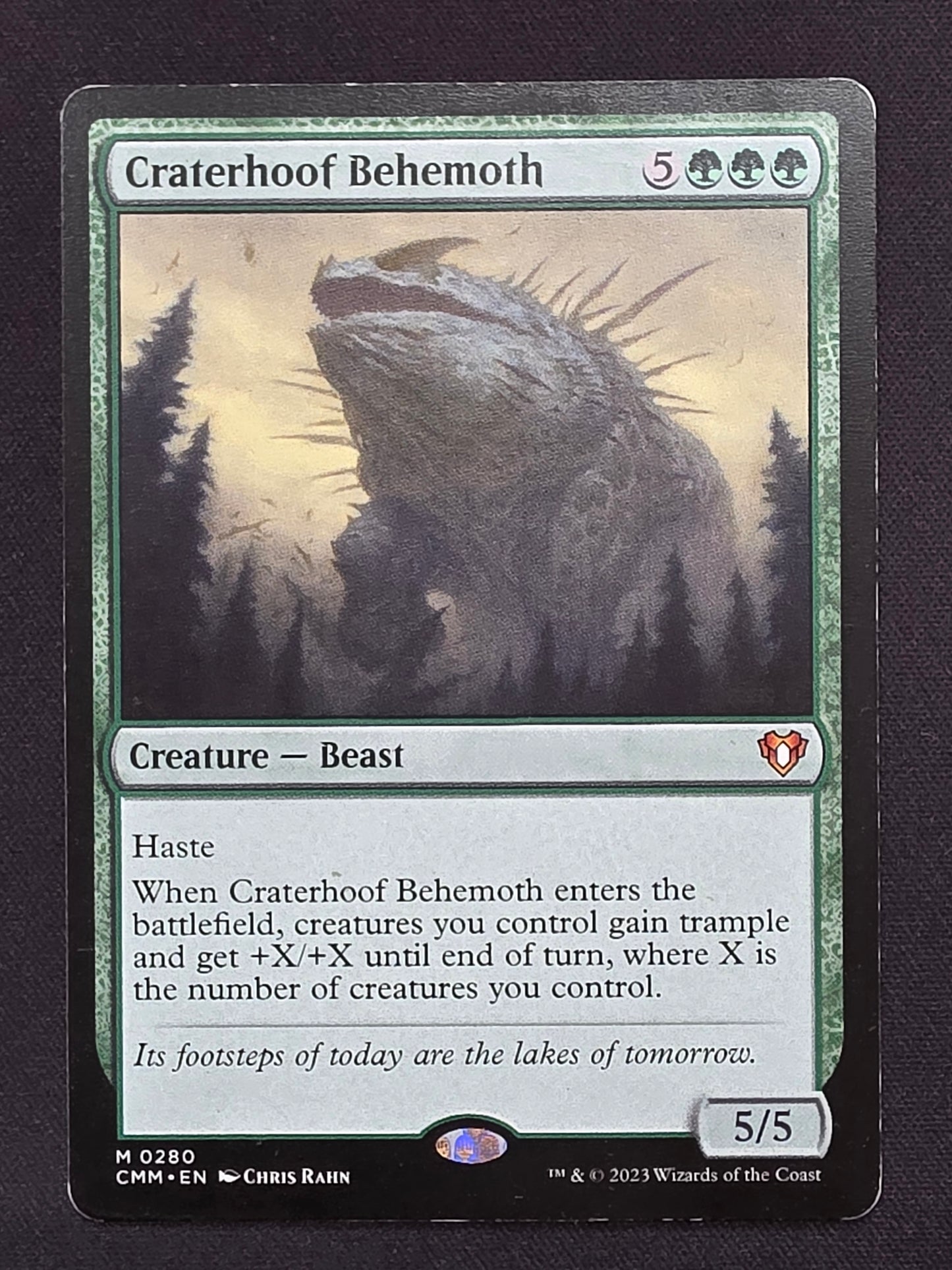 Craterhoof Behemoth (CMM)