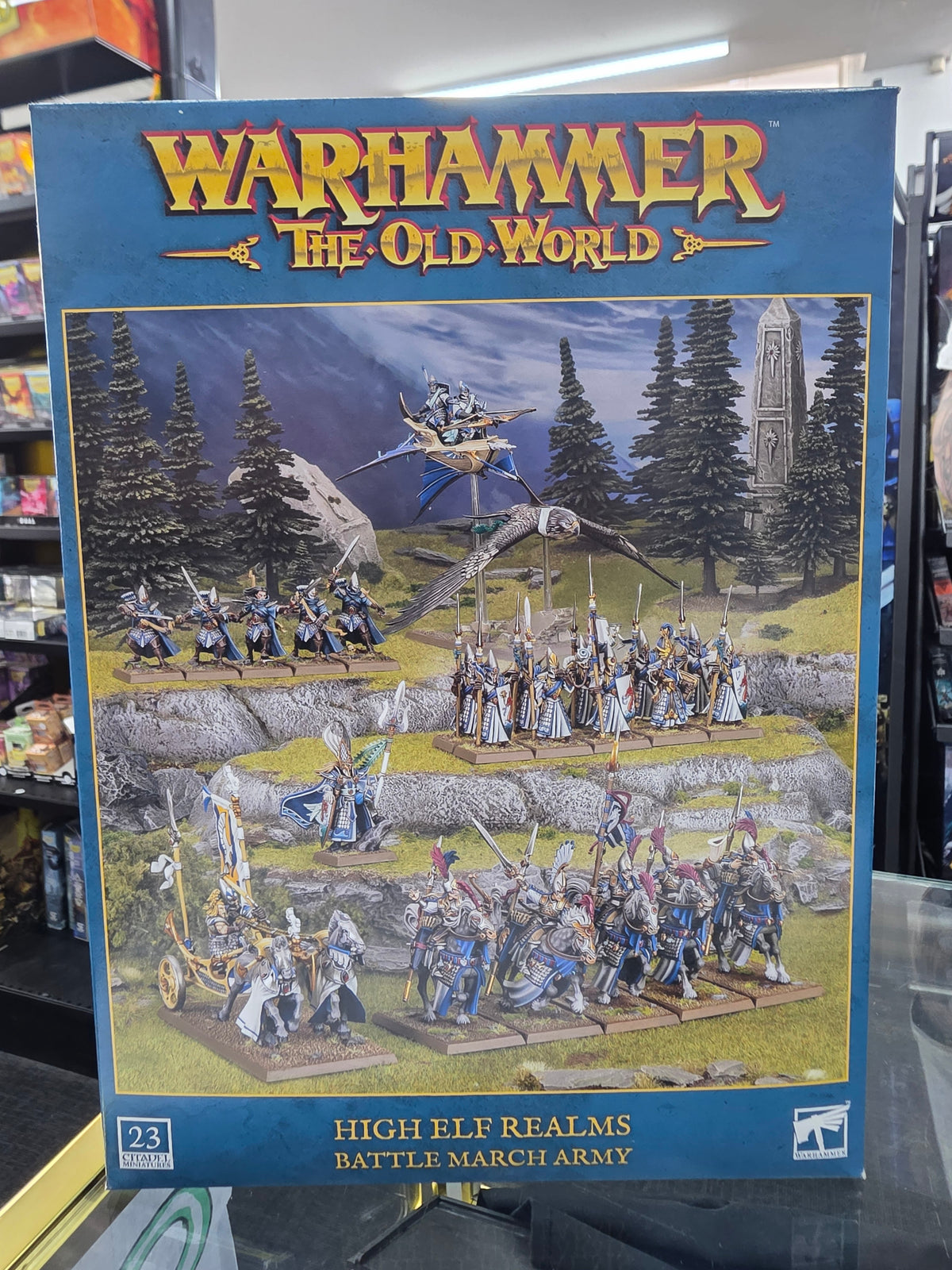 Warhammer The Old World: High Elf Realms Battle March Army