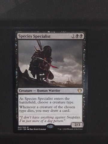 Species Specialist (C20)