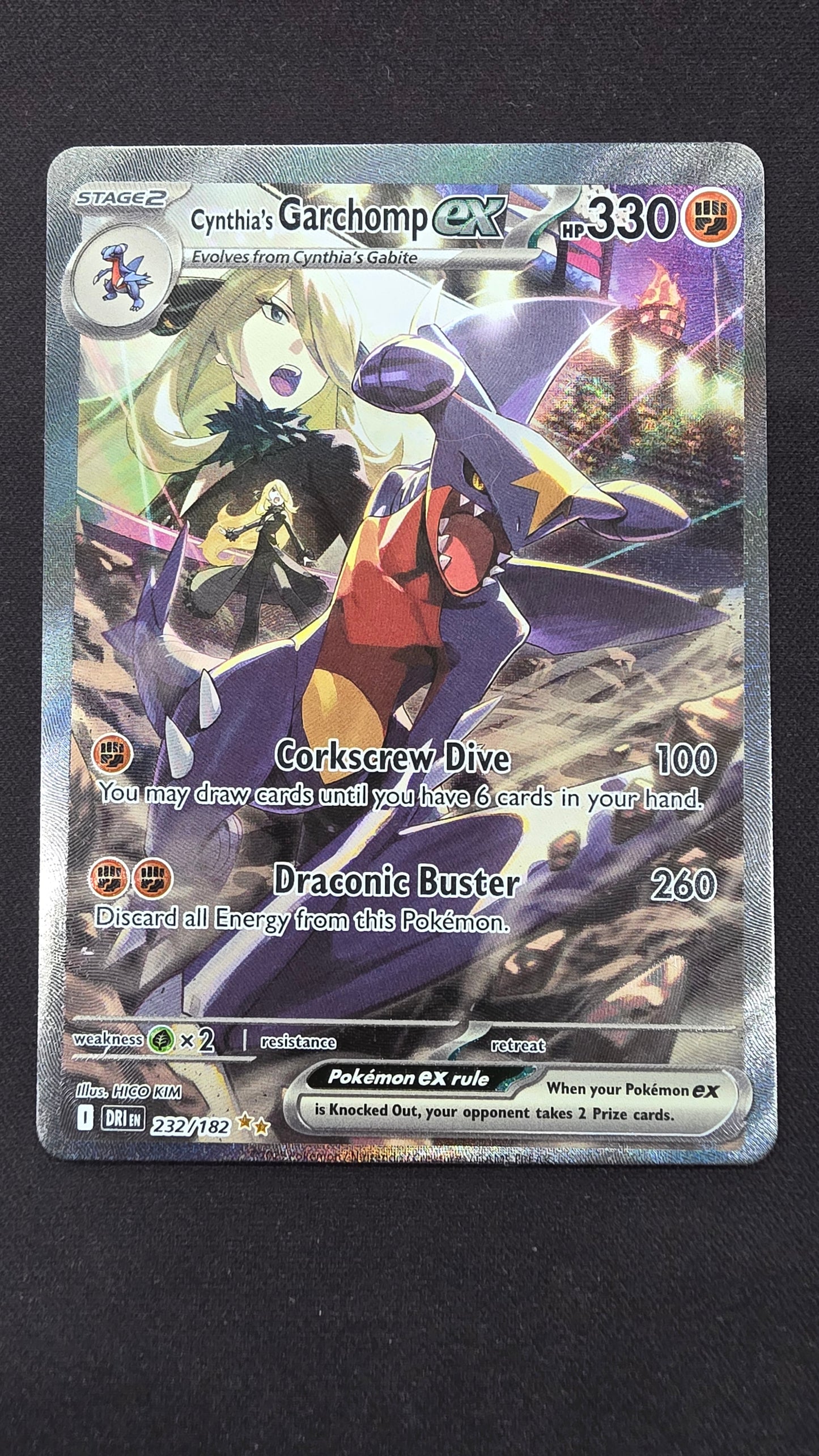 Cynthia's Garchomp EX (232/182)