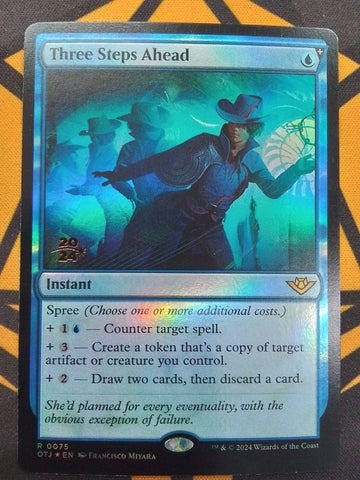Three Steps Ahead (OTJ foil promo)