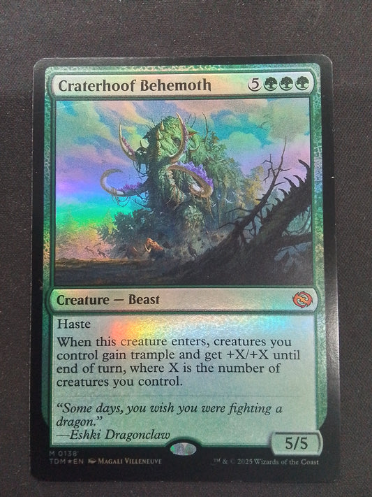 Craterhoof Behemoth (TDM, Foil)