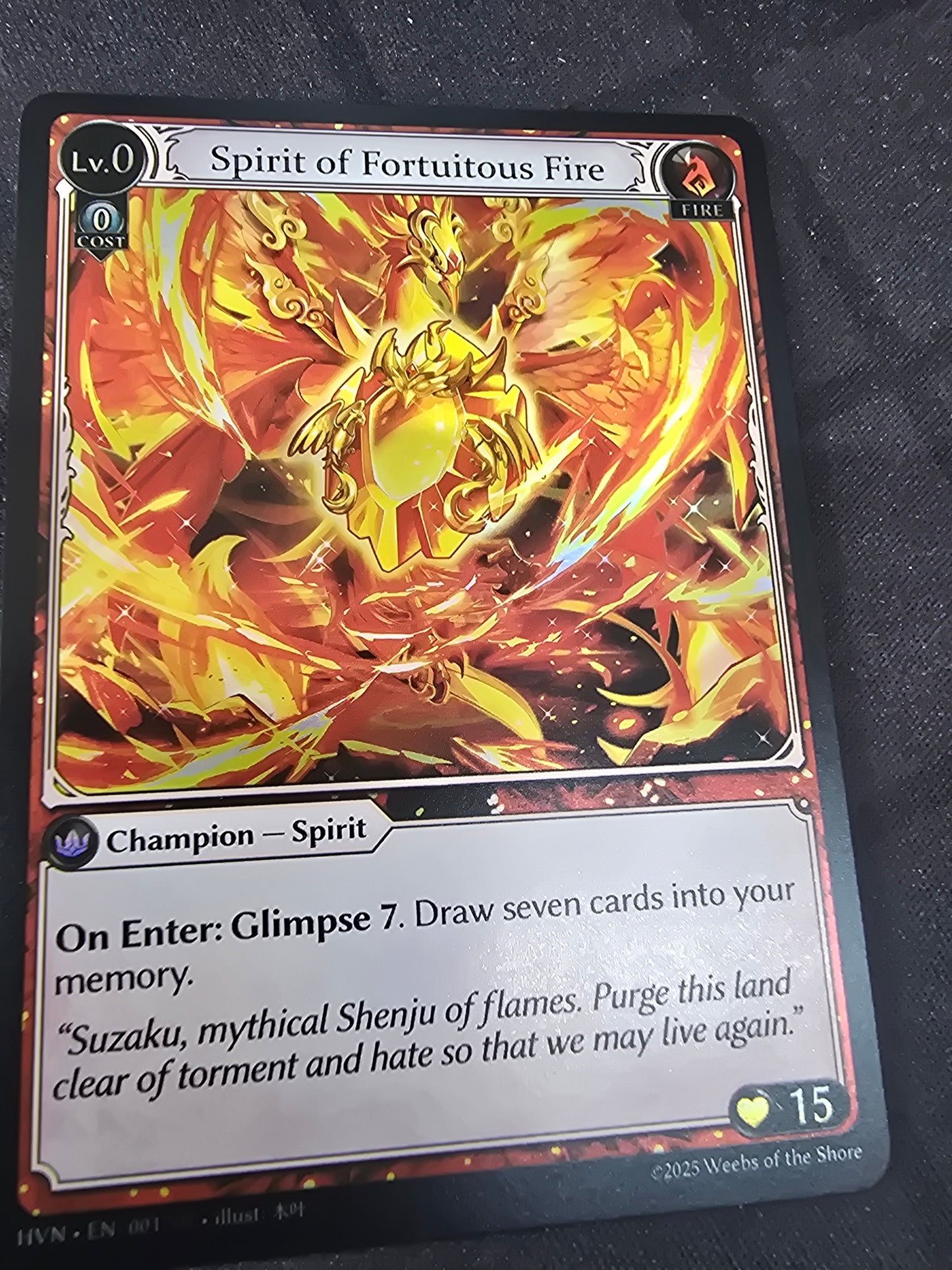 Spirit of Fortuitous Fire - Foil