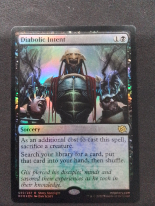 (Copy) Diabolic Intent (BRO, Foil)