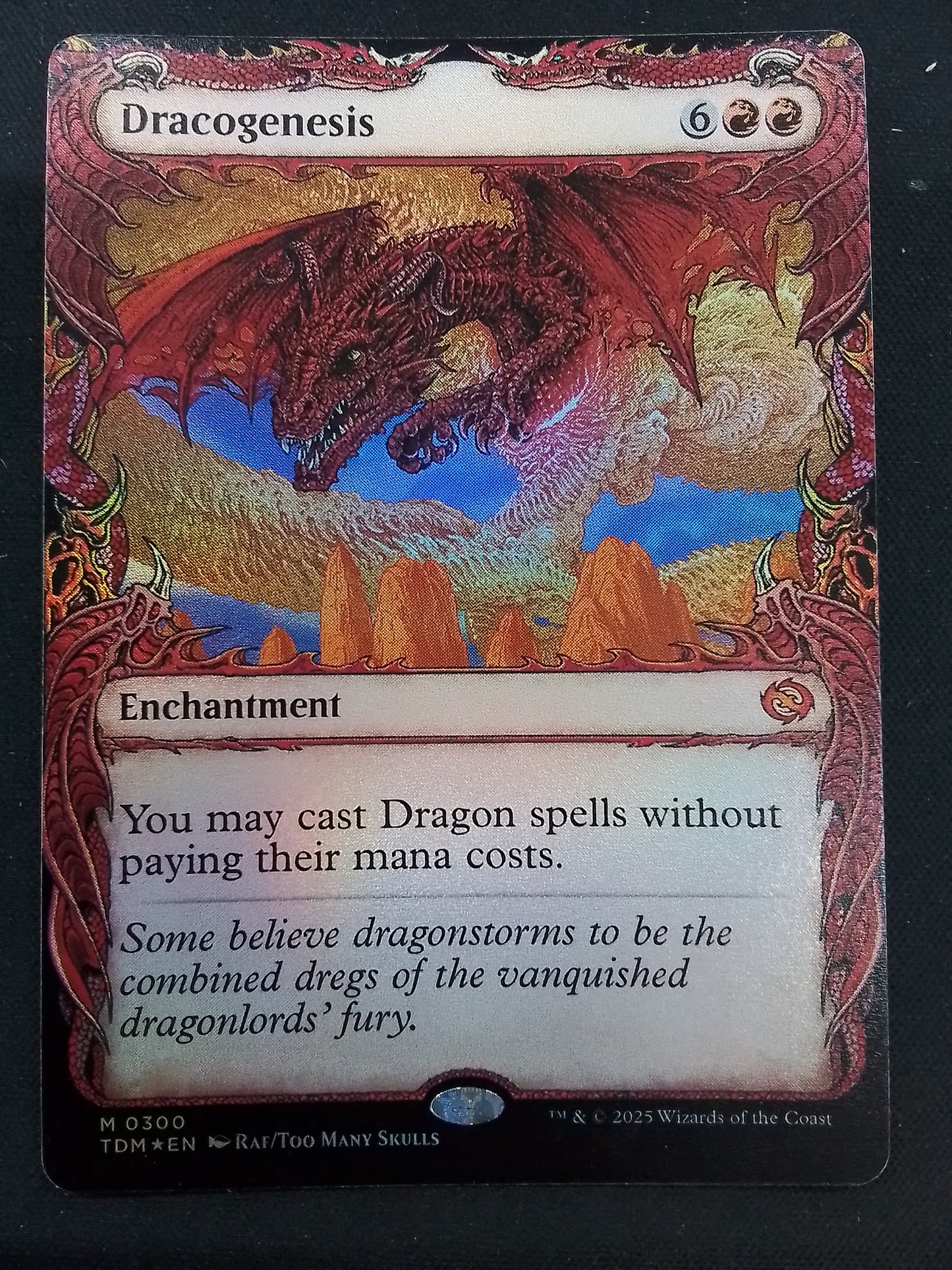 Dracogenesis - Dragon Border foil