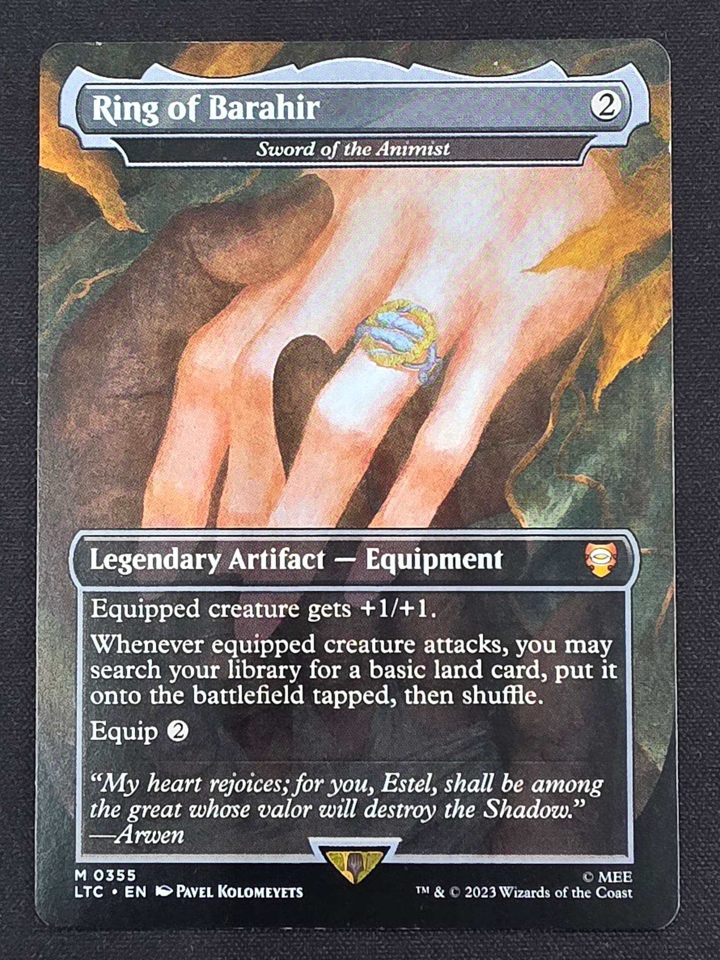 Ring of Barahir (Sword of the Animist, LTC, Borderless)