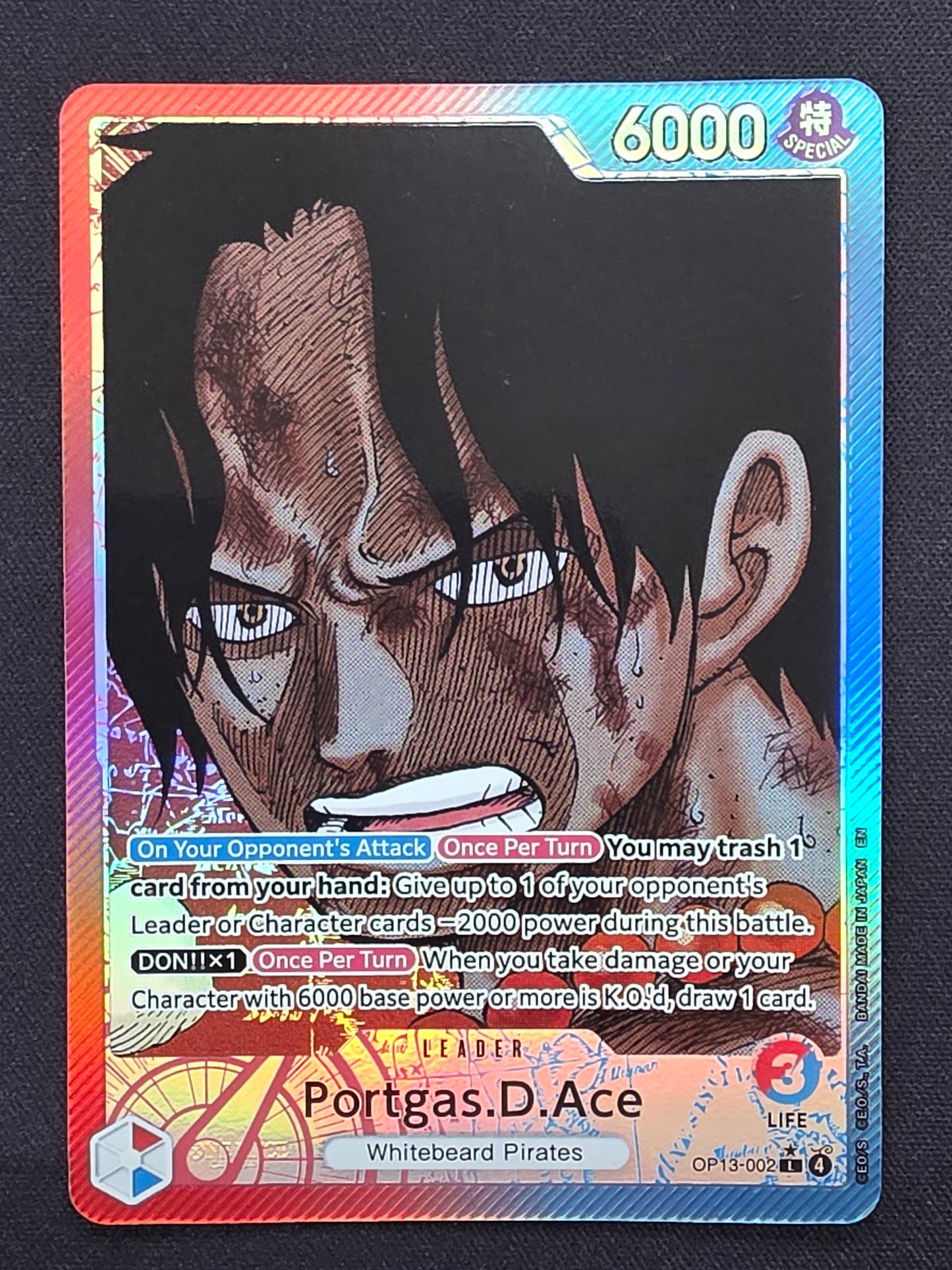 Portgas.D.Ace (OP13-002, ALT)
