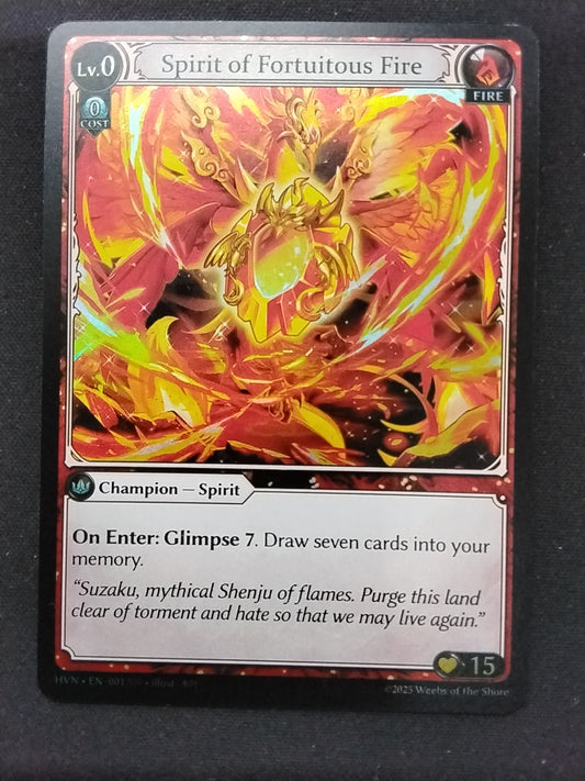 Spirit of fortuitous Fire (Foil)