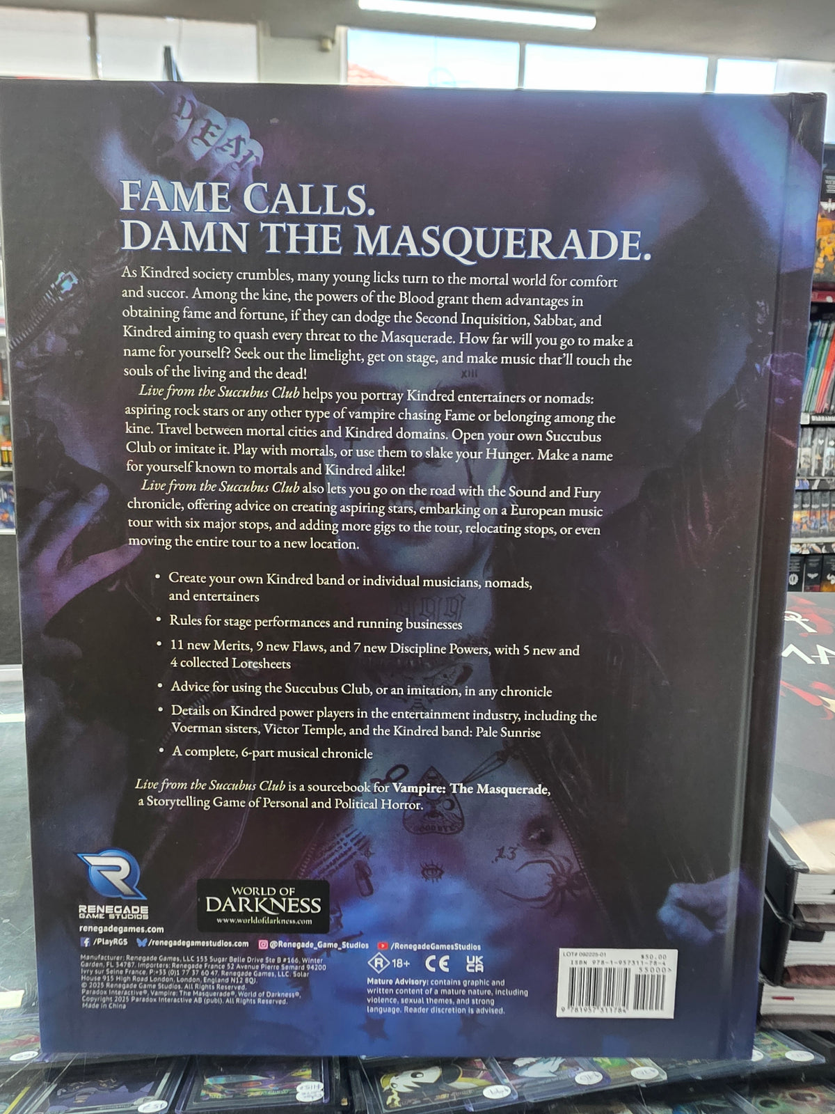 Vampire: The Masquarade 5th Edition - Live from the Succubus Club