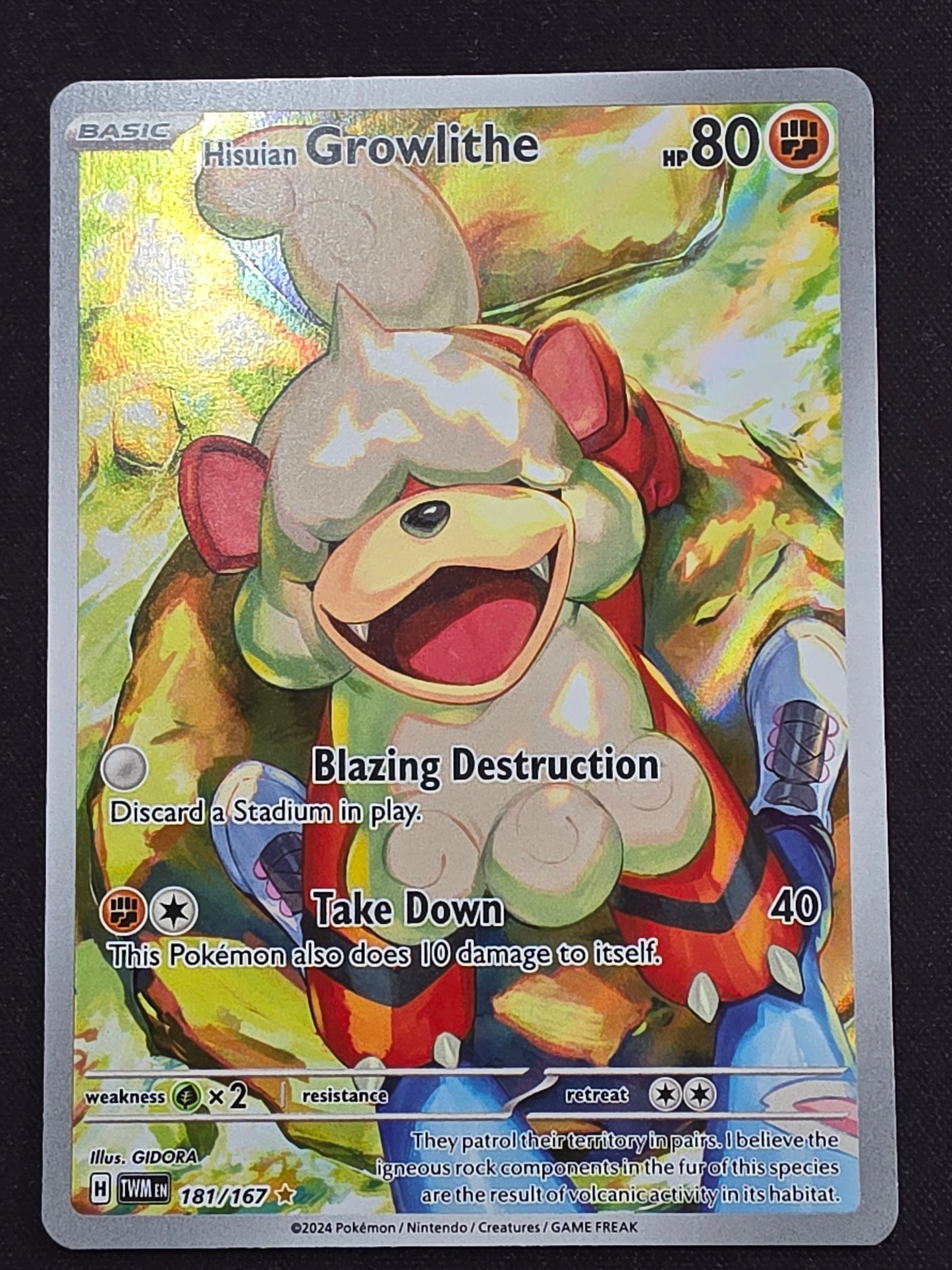 Hisuian Growlithe (181/167)