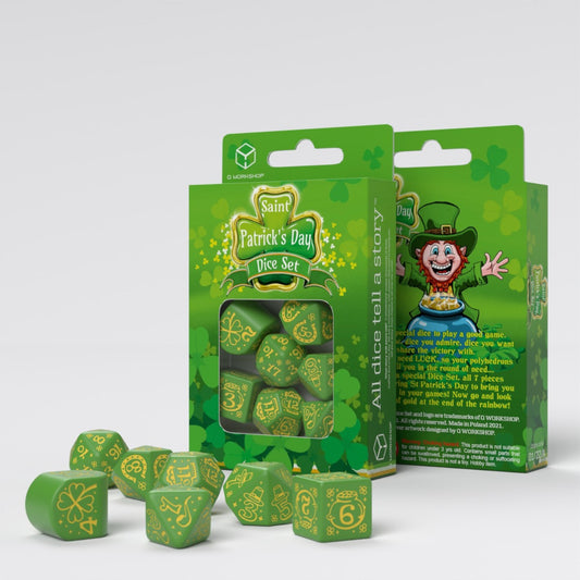 Q Workshop - St. Patrick Dice Set: The Lucky Charm