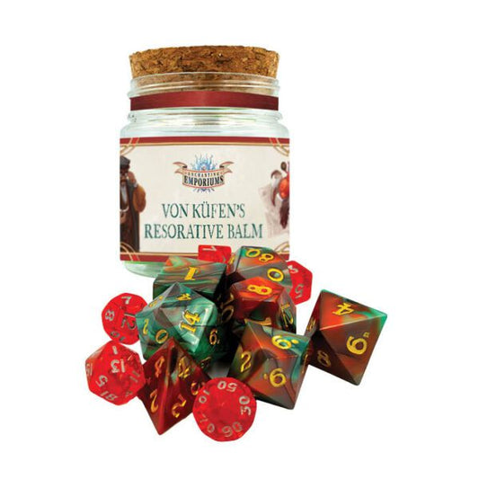Enchanting Emporiums: Dice Potions - Von Kufen's Restorative Balm - Dice Set