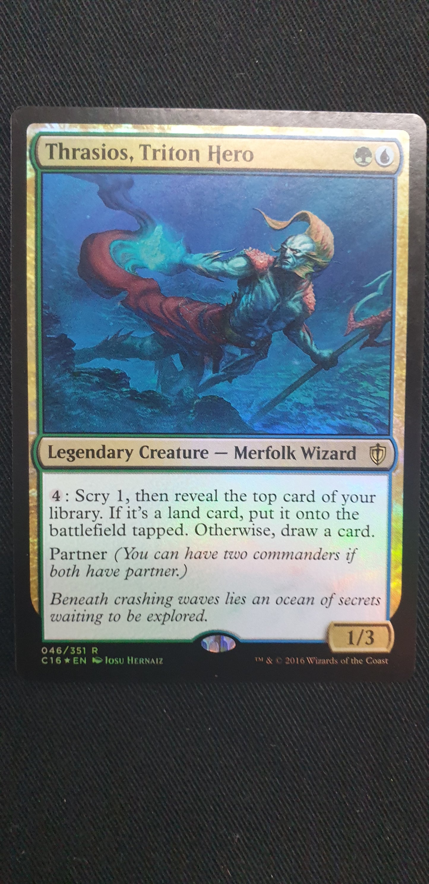 Thrasios, Triton Hero (C16, Foil)