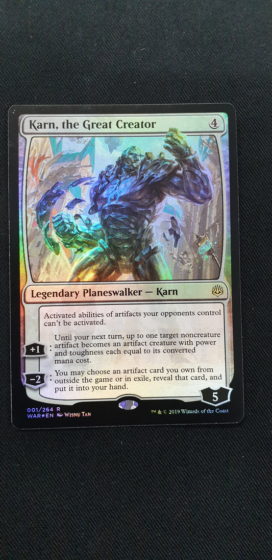 Karn, the Great Creator (WAR FOIL)